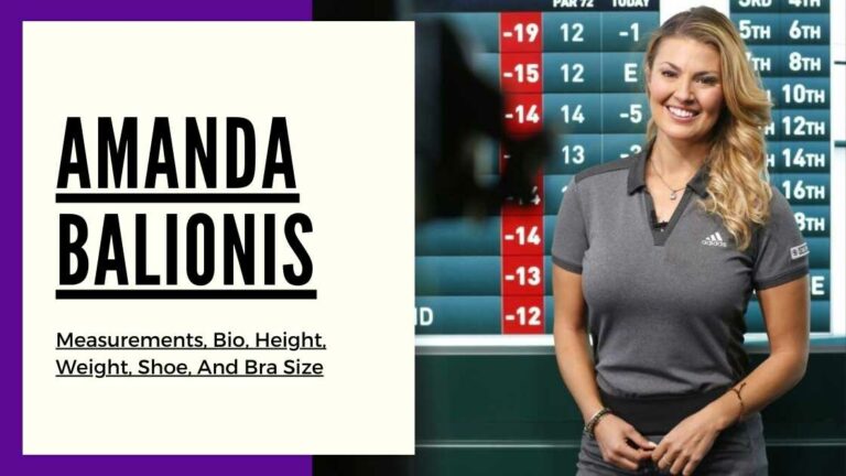 Amanda Balionis measurements, height, weight, shoe, bra size and bio
