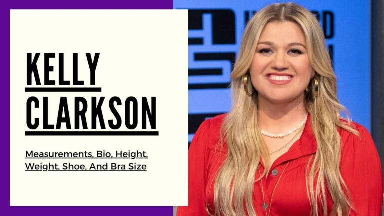 Kelly Clarkson measurements, height, weight, shoe, bra size and bio